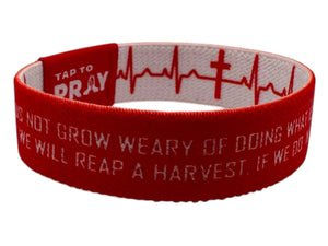 Versible Lifeline Tap to Pray Wristband