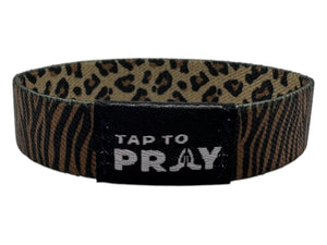 Versible Safari Leopard Tap to Pray Wristband