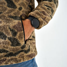 Load image into Gallery viewer, Burlebo Sherpa Full Zip Jacket in Rocky Mountain Camo