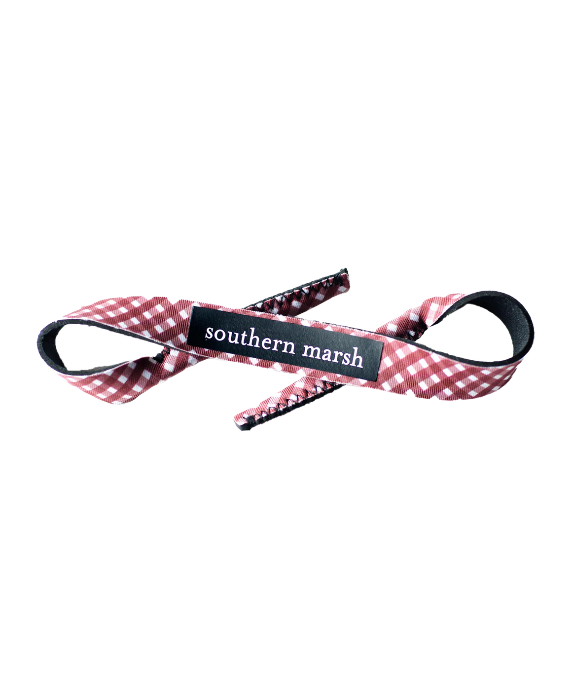 Southern Marsh Sunglass Strap Maroon With White