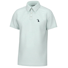 Load image into Gallery viewer, Local Boy Edisto Polo Turquoise/White