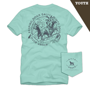 Over Under Youth Salty Surf Dog SS Tee