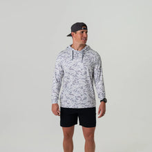 Load image into Gallery viewer, Burlebo Men's Performance Hoodie in White Camo