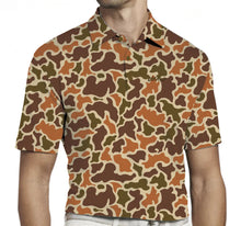 Load image into Gallery viewer, Old Row 80&#39;s Camo Polo Brown