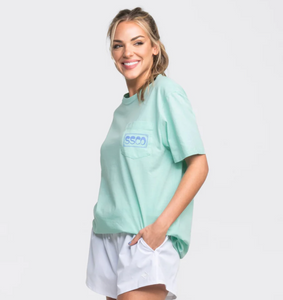 Southern Shirt Women's Touch of Spritz SS Tee Beach Glass