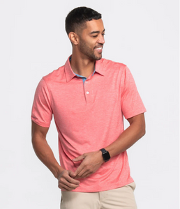 Southern Shirt Co. Men's Grayton Heather Polo Starburst