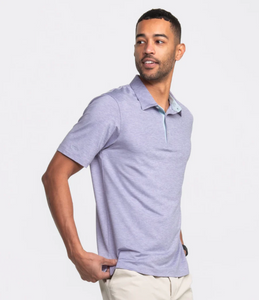 Southern Shirt Co. Men's Grayton Heather Polo Heather Lavender