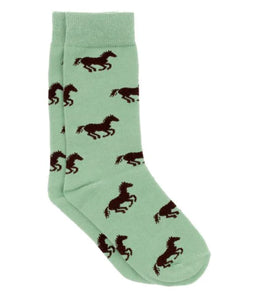 Properly Tied Youth Lucky Duck Socks Horse