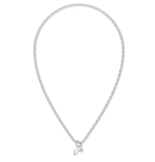 Kendra Scott Eve Silver Chain Multi Strand Necklace