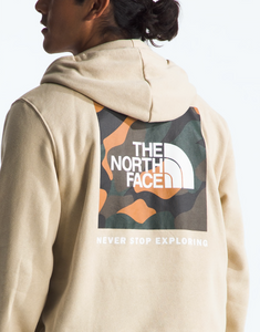 The North Face Men’s Box NSE Pullover Hoodie in Gravel