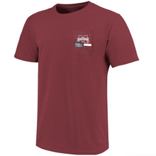 Load image into Gallery viewer, Mississippi State Bulldogs State Slogan Mascot SS Tee