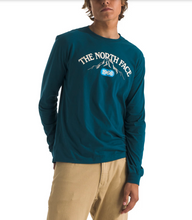 Load image into Gallery viewer, The North Face Men’s Varsity LS Tee in Midnight Petrol