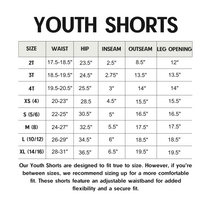 Load image into Gallery viewer, Burlebo Youth Athletic Shorts in Grizzly Grey with Deer Camo Liner