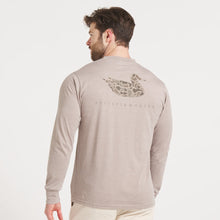 Load image into Gallery viewer, Southern Marsh Seawash Retro Duck Originals LS Tee in Burnt Taupe