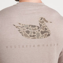 Load image into Gallery viewer, Southern Marsh Seawash Retro Duck Originals LS Tee in Burnt Taupe