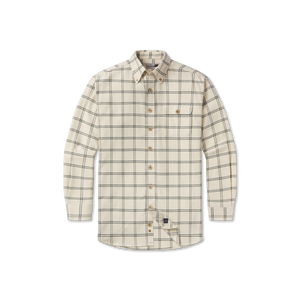 Southern Marsh Cedar Park Windowpane Flannel Dark Olive & Tan