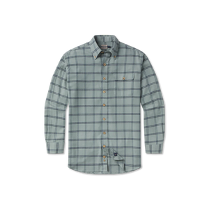 Southern Marsh Cedar Park Windowpane Flannel Navy & Sage