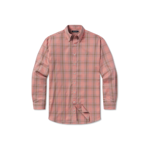 Southern Marsh Tupelo Windowpane Dress Shirt