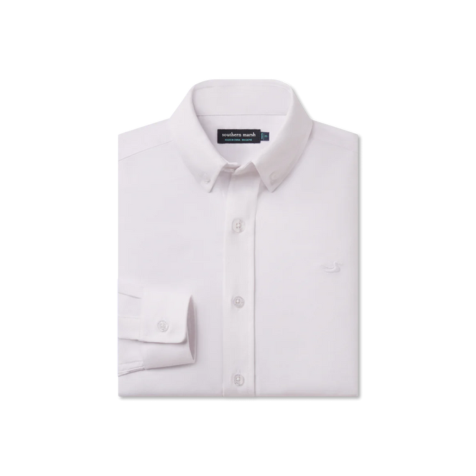 Southern Marsh Youth Classic Oxford Dress Shirt White