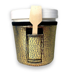 Glimmering Gold Pint Size Ice Cream Handler