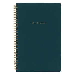 Church Notes Navy Notebook