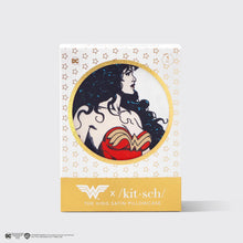 Load image into Gallery viewer, Wonder Woman x Kitsch King Satin Pillowcase Believe in Wonder