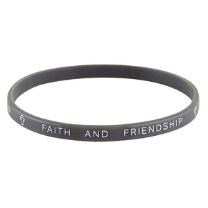 Sisters in Christ Silicone Bracelet Set