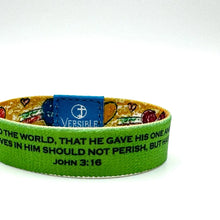 Load image into Gallery viewer, Versible Soar Survivor Series Bible Verse Wristband