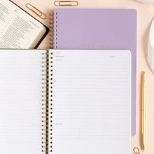 Load image into Gallery viewer, Church Notes Lilac Notebook