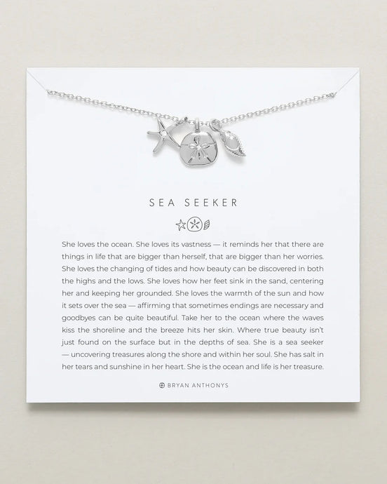 Bryan Anthonys Sea Seeker Necklace in Silver