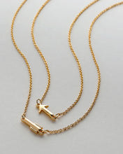 Load image into Gallery viewer, Soul Sisters Best Friend Arrow Necklace Set Gold