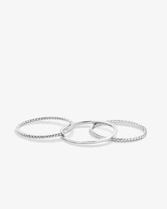 Layers of You Ring Stack Silver