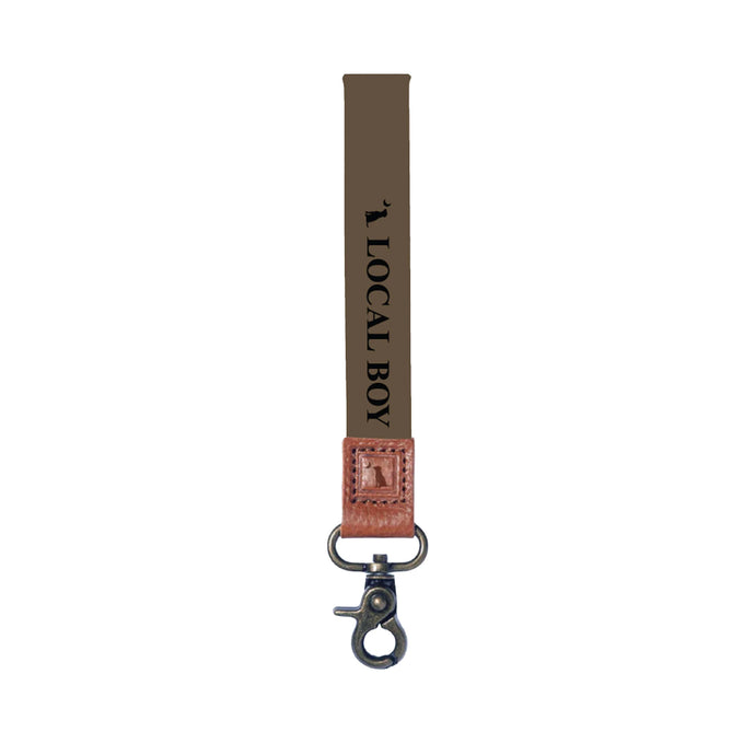 Local Boy Brown Wrist Lanyard