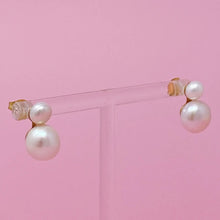 Load image into Gallery viewer, Who I Used to Be Classic Double Pearl Earrings