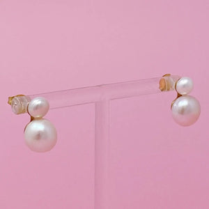 Who I Used to Be Classic Double Pearl Earrings