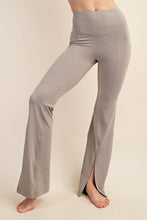 Load image into Gallery viewer, Hold On Now High Waist Flared Leggings Stone Taupe