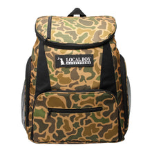 Load image into Gallery viewer, Local Boy Cooler Backpack in Old School Camo