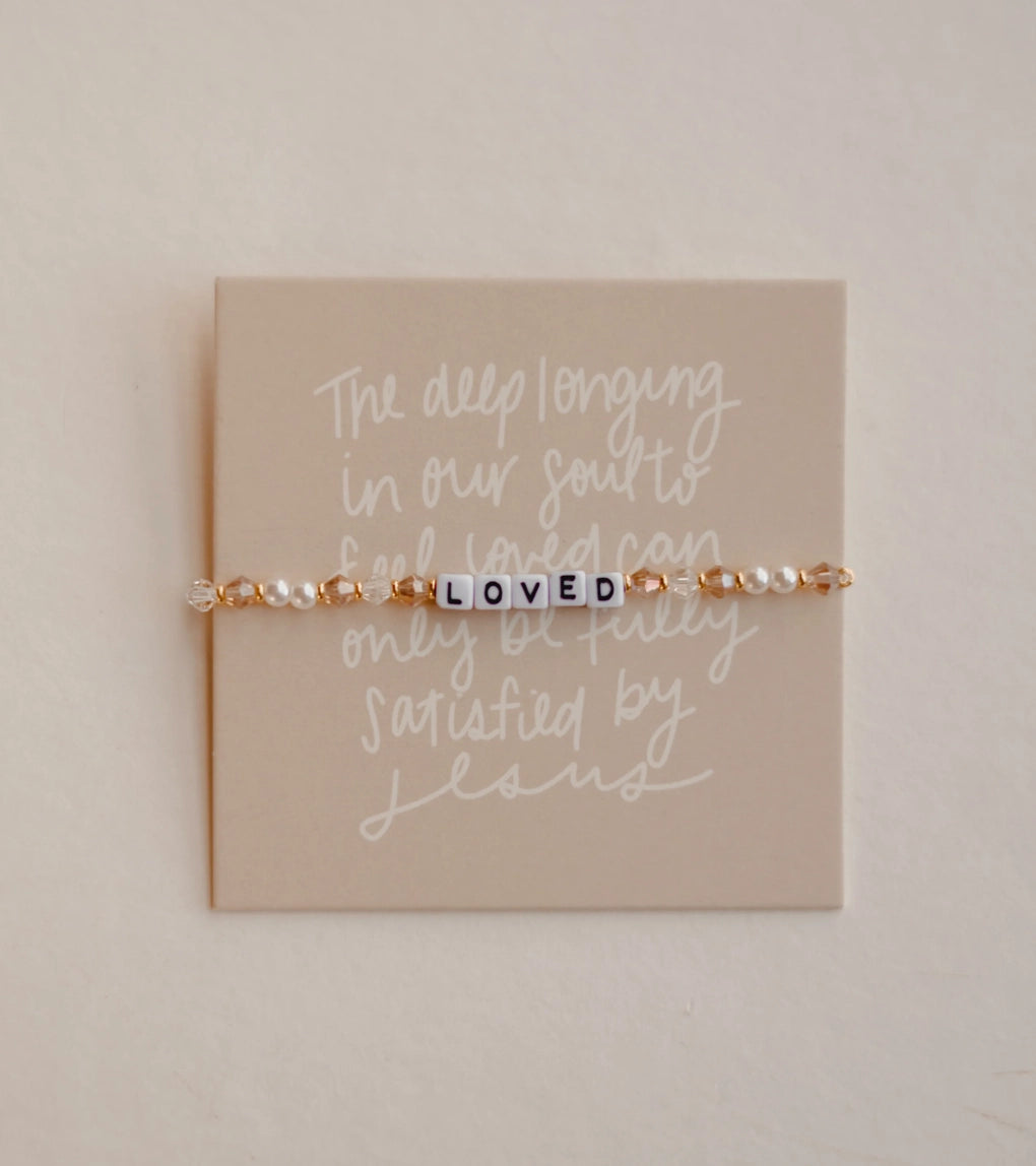 Dear Heart Loved Bracelet