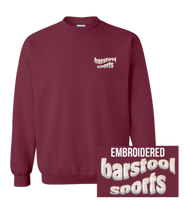 Load image into Gallery viewer, Barstool Sports Wavy Embroidered Crewneck