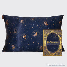 Load image into Gallery viewer, Harry Potter x Kitsch Standard Satin Pillowcase Midnight at Hogwarts