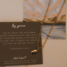 Load image into Gallery viewer, By Grace Mini Tag Necklace