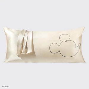 Kitsch & Mickey and Minnie Mr. Mouse King Satin Pillowcase