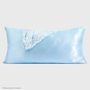 Kitsch x Bridgerton King Satin Pillowcase Toile De Blue