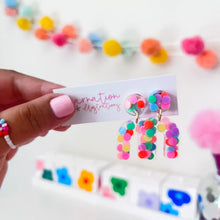 Load image into Gallery viewer, One And Only Confetti Earrings