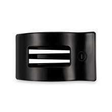 Load image into Gallery viewer, Teleties Medium Flat Rectangle Clip Jet Black