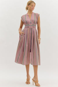 Spring Forward Dress in Acai Multi