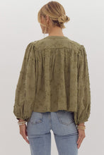 Load image into Gallery viewer, Not Like Us 3/4 Sleeve Floral Blouse