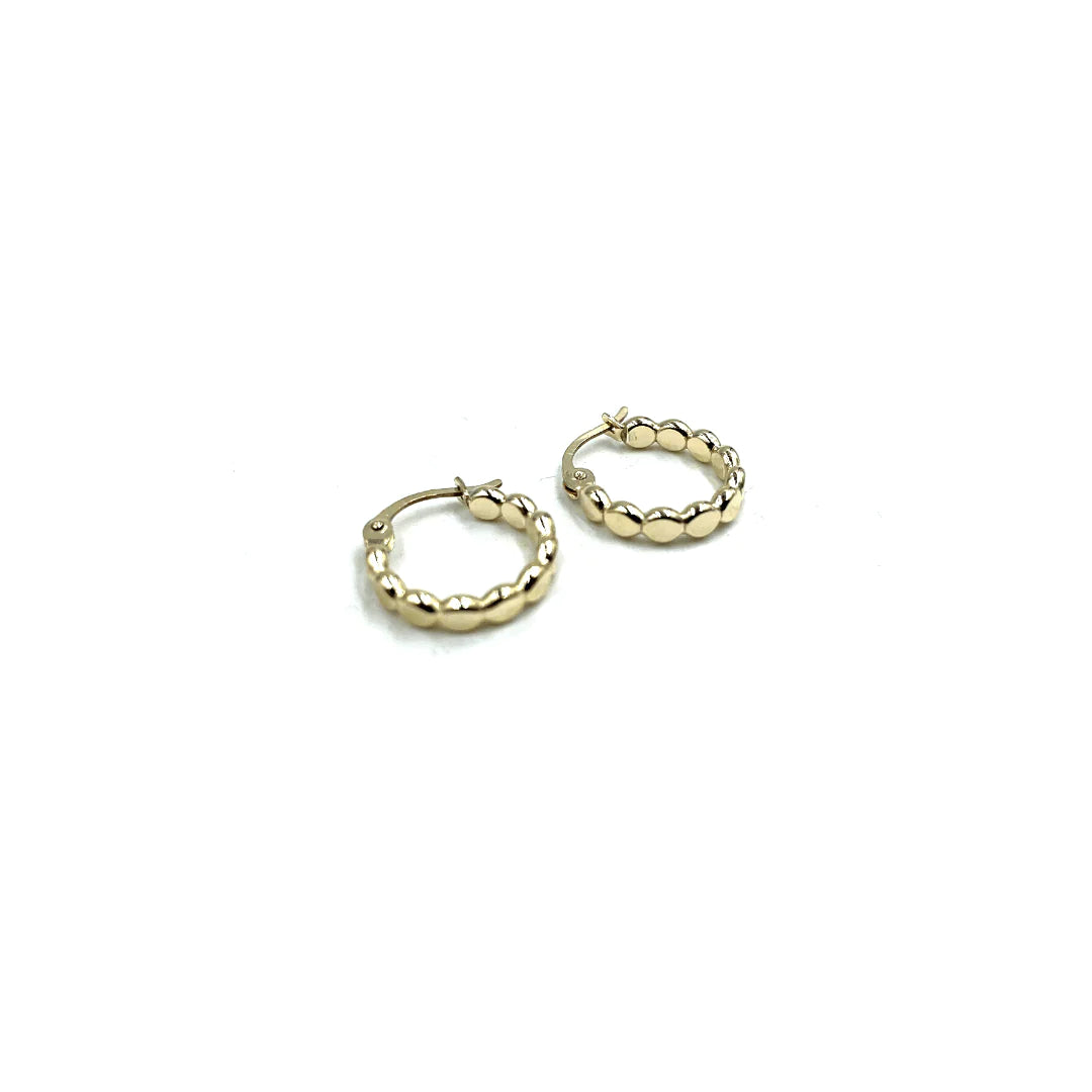 Erin Gray Sunshine Hoop Earring Gold Filled 10mm