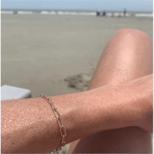 Load image into Gallery viewer, Erin Gray Essential Paperclip Links Bracelet in 14K Gold Filled