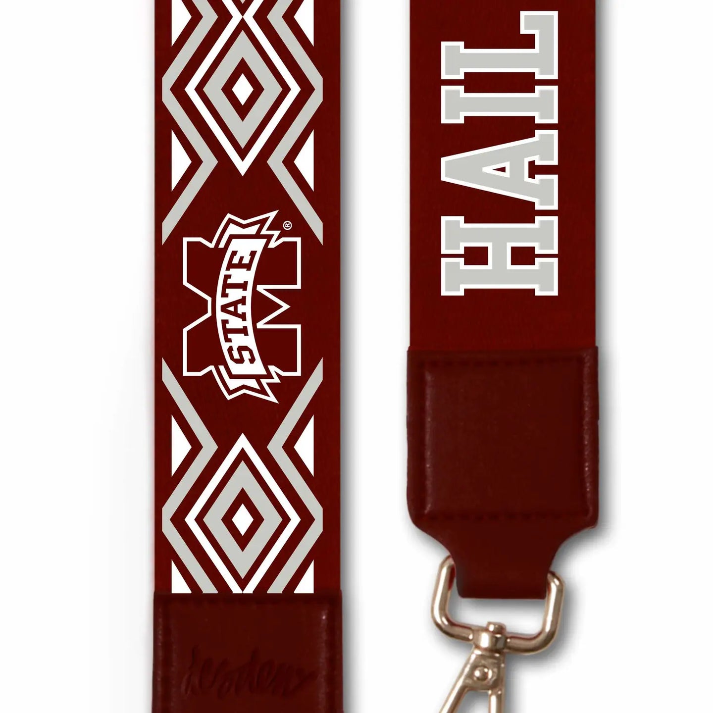 2' Printed Purse Strap Mississippi State